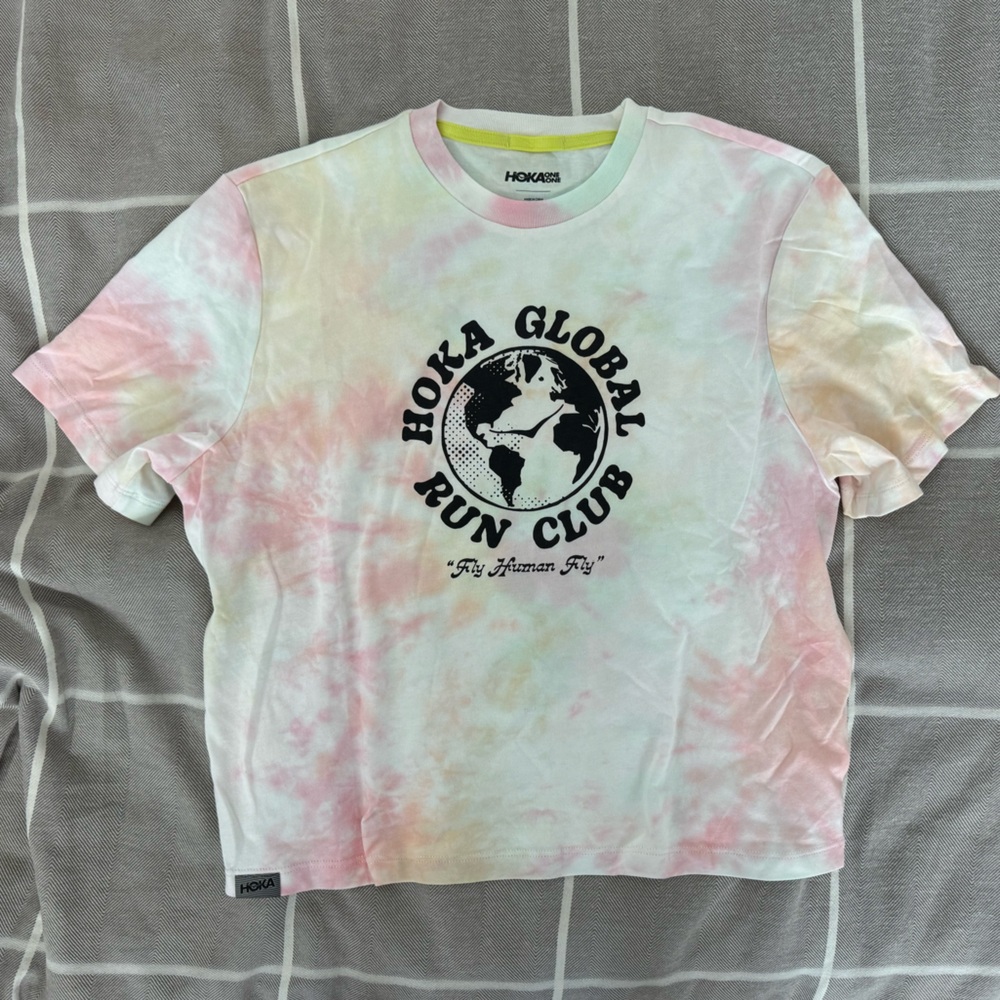 Hoka crop top t shirt brand new